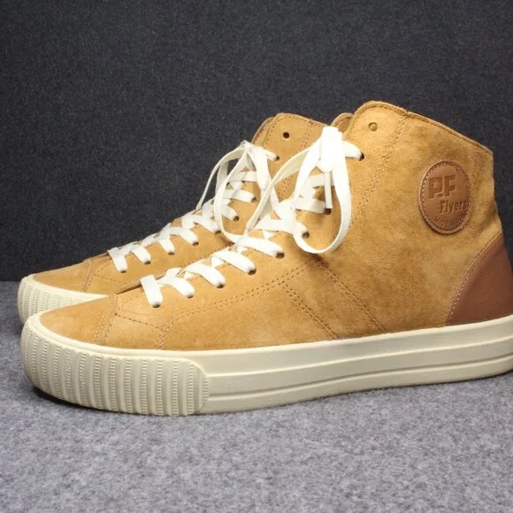 PF Flyers Gitman Bros Camel Suede Made in USA Sneakers Mens Size 12 (11.5) - Picture 2 of 12
